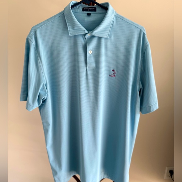 Pinehurst - Peter Millar Crown Crafted Polo - Tailored Fit - Size Large. - Picture 1 of 5